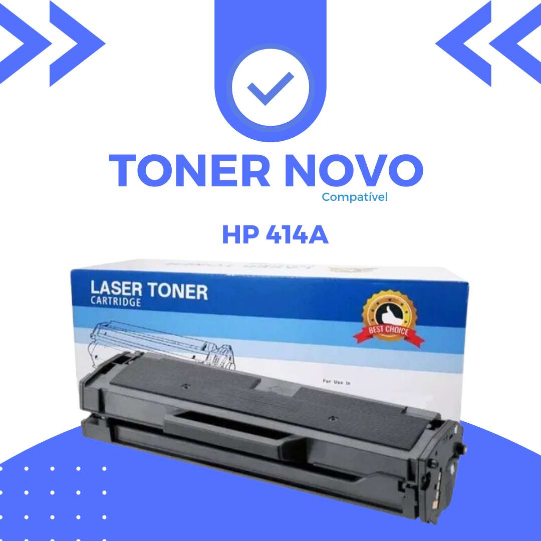 Toner Compatível W2022A  414A, AMARELO 2.1K SEM CHIP